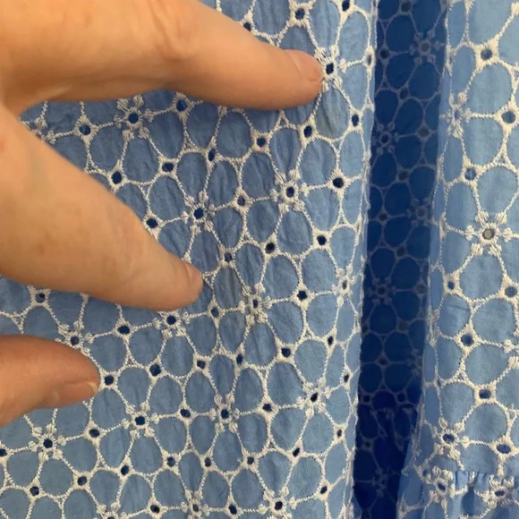 Lisa Marie Fernandez eyelet dress. Size 3=M - Picture 5 of 6